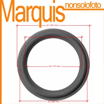 MARQUIS BORDO BT250 1 ONDE Sospensione in TELA non trattata per altoparlanti