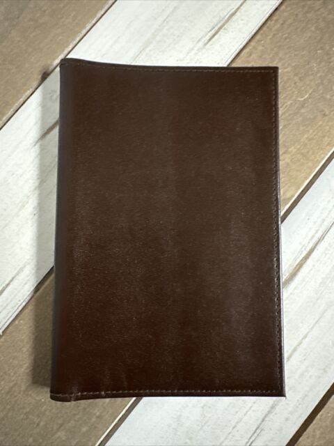 Vintage Firenze Calf Leather Passport Holder Brown 6 In X 4.5 In
