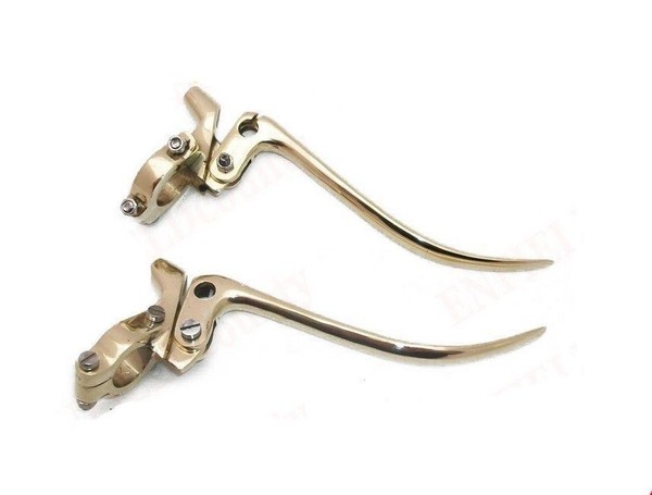 "Messing Brems- Und Kupplungshebel Set 1\" Passt FüR Triumph BSA Ariel Vintage S2U"-image