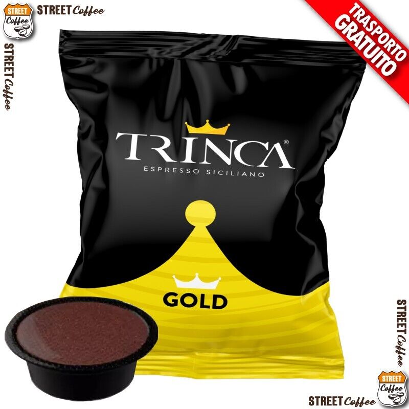 200 Cialde Capsule Caffè Trinca Gold compatibili Lavazza a modo mio cremoso *