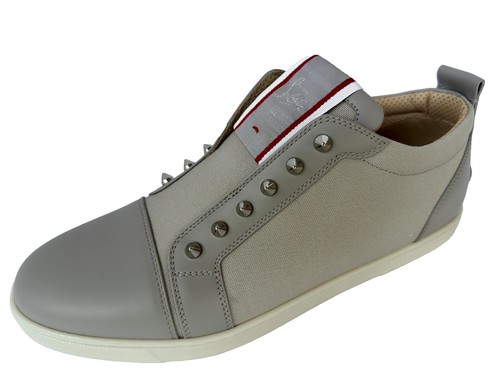 Magnanni Mens Size 9 M Christian 15745 Gray Leather Sneaker  display picture 3