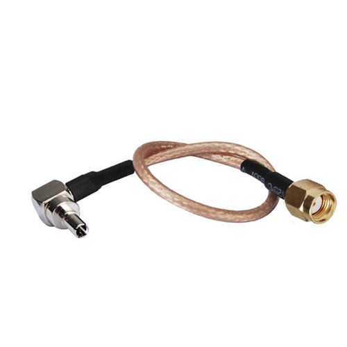 RP SMA Male to CRC9 pigtail cable RG316 for Huawei USB Modem E159 E160 E600 - Afbeelding 1 van 3