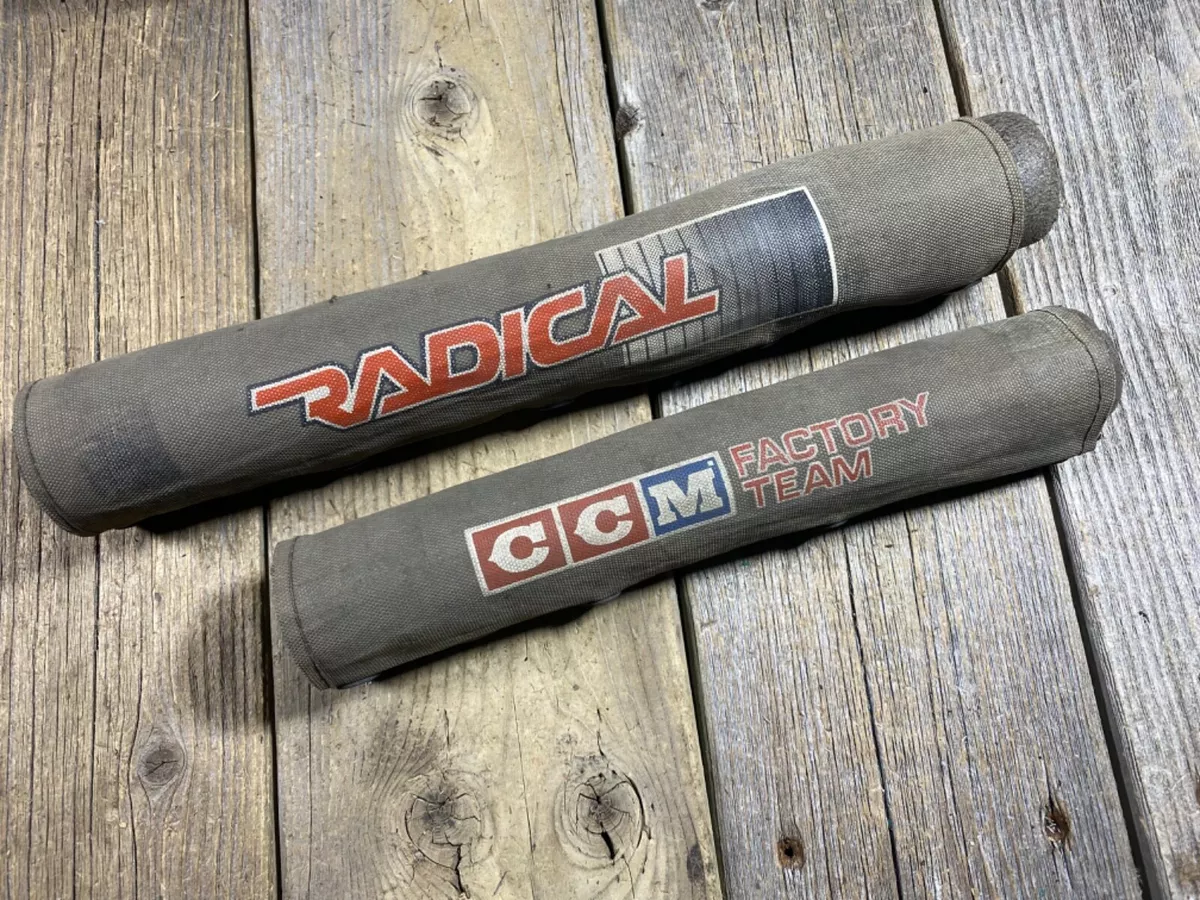 OLD SCHOOL BMX MX BIKE BICYCLE HANDLEBAR PAD RADICAL CCM HANDLE BAR PAD USED