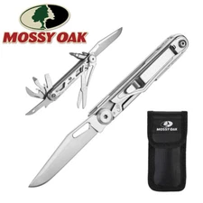 Mossy Oak 12-in-1 Multitool Pocket Knife Folding Pocket Tool Bottle Opener Knife