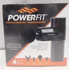 Powerfit Percussion Massager 4 Speed Levels, 4 Massage Tips