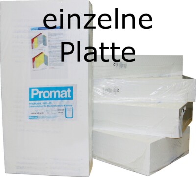 Promat PROMASIL 950-KS 30mm 1x Wärmedämmplatte Brandschutz A1 DIN 4102