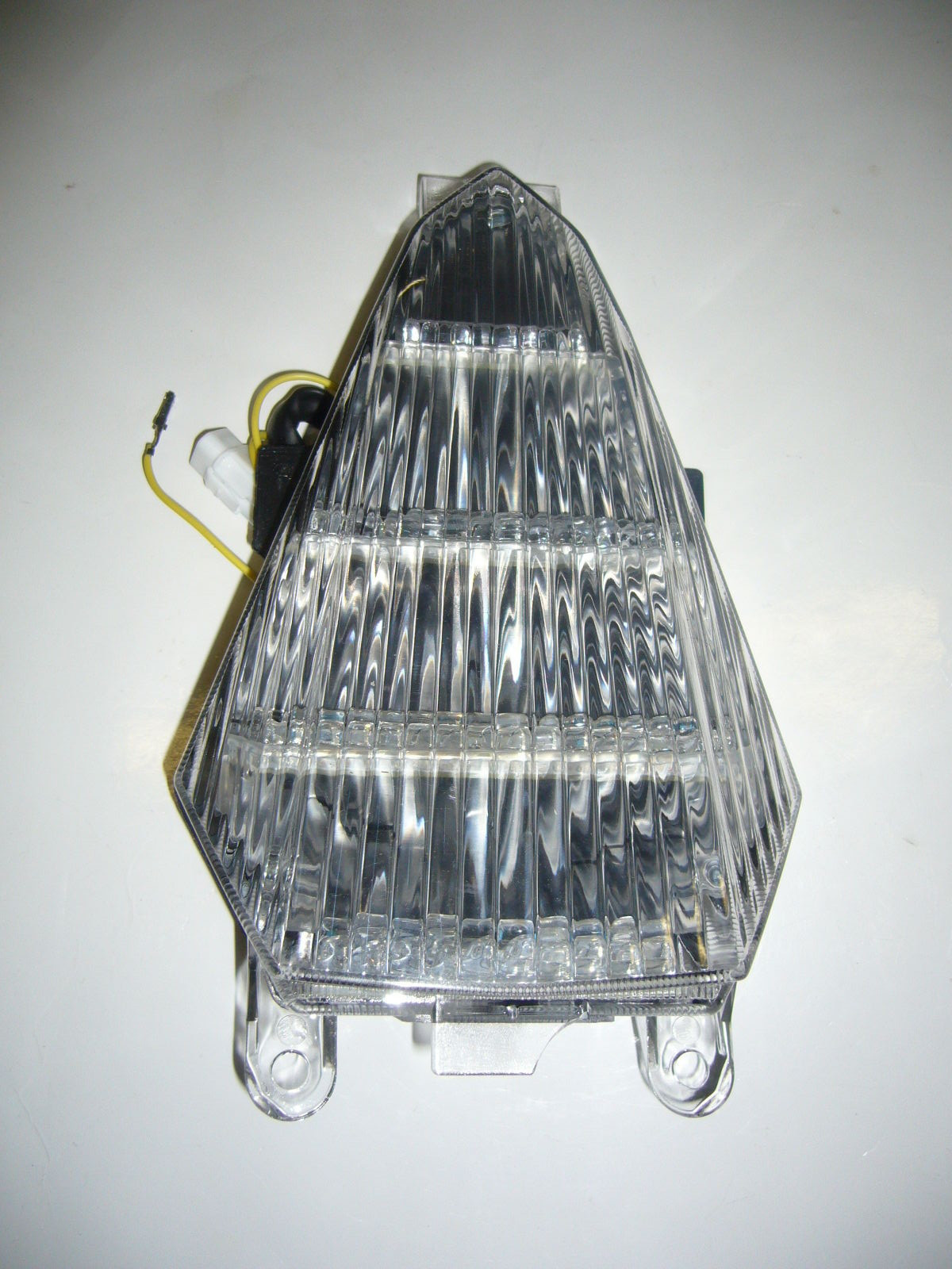 Feu arrière LED blanc avec clignotants intégrés YAMAHA R6 pour personnalisation esthétique moto