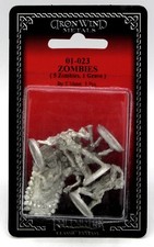 Ral Partha 01-023 Zombies 4 Zombies 1 Grave Undead Monsters Horrors Miniatures