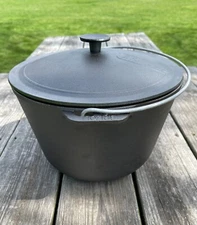 8L "Tourist" Cast Iron Cauldron Kazan with Lid