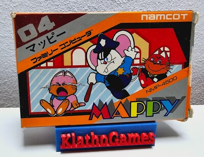 Mappy Nintendo Family Computer NES Famicom FC Japan Modul+OVP  X197