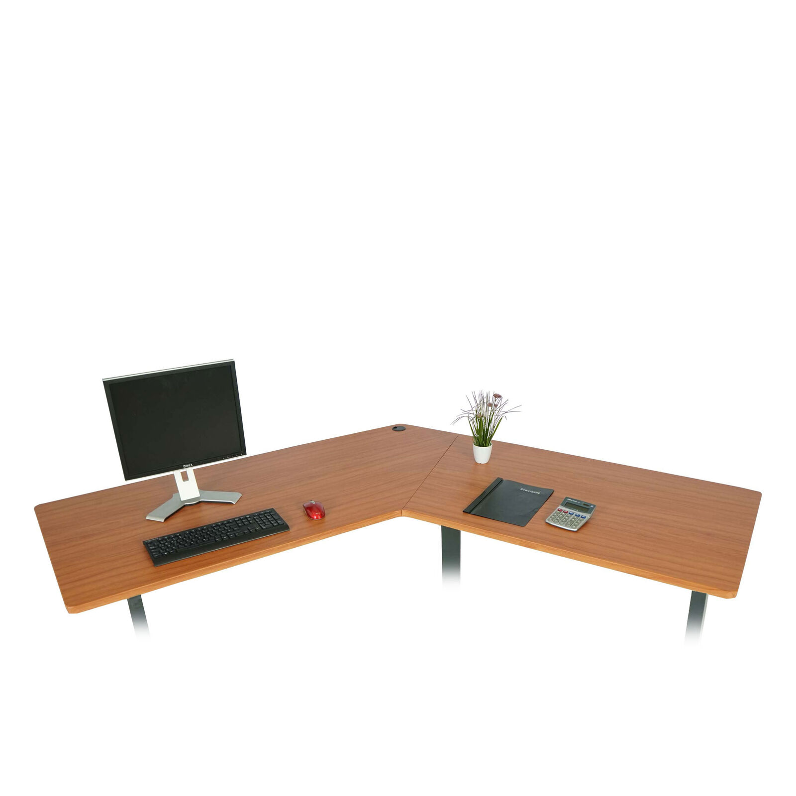 Tischplatte MWC-D40 für Eck-Schreibtisch, Schreibtischplatte, 120 natur