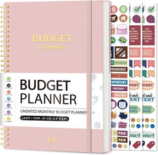 Budget Planner - Monthly Budget Book with Expense Tracker Notebook, Undated Bill