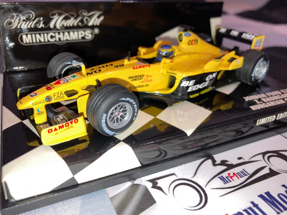 1:43 Minichamps 400030112 Zsolt Baumgartner Jordan Ford EJ13 GP Ungherese 2003 - Immagine 3 di 4