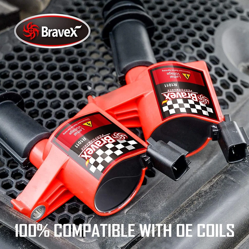 Juego de 8 bobinas de encendido de arranque recto paquete Ford Lincoln Expedition Explorer Foto 4 de 4