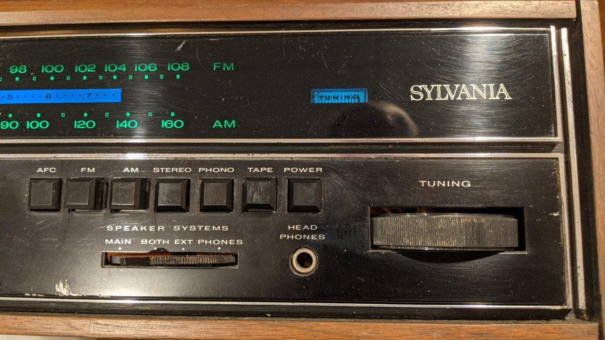 SYLVANIA Terntableターンテーブル Sylvania 5000 Turntable Stereo System w/ Automatic Turntable