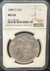 1888-O Morgan Dollar NGC MS64