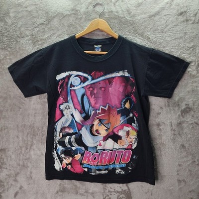 Boruto Naruto Next Generations Anime T Shirt Mens Large Black Graphic Tee