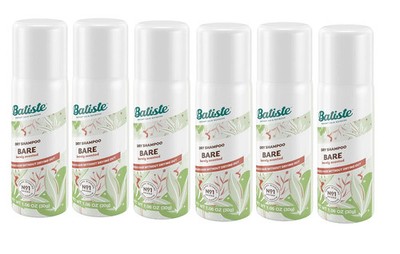 6 Pack Batiste Dry Shampoo BARE 1.6 fl oz 50 ml. Dry Shampoo -