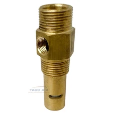 1/2" Compression Thread x 3/8" Male NPT In Tank Air Compressor Check Valve Brass