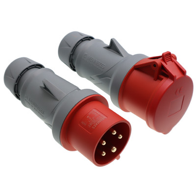SET MENNEKES CEE Kupplung und Stecker 16A 5-polig 5P 400V Starkstrom