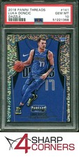 2018 PANINI THREADS DAZZLE #141 LUKA DONCIC RC PSA 10