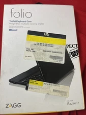 Zagg Folio Tablet Keyboard Case iPad Air Air 2 9.7-inch Black