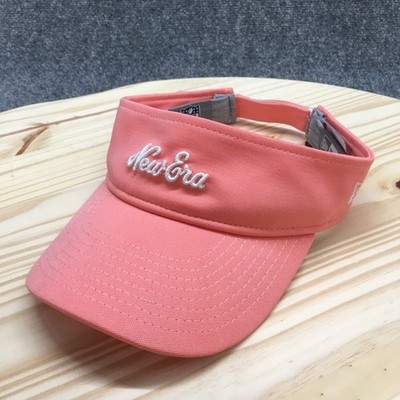 New Era NFL Visor Hat Unisex Pink OSFA Adjustable Curved Bim Embroidered Logo
