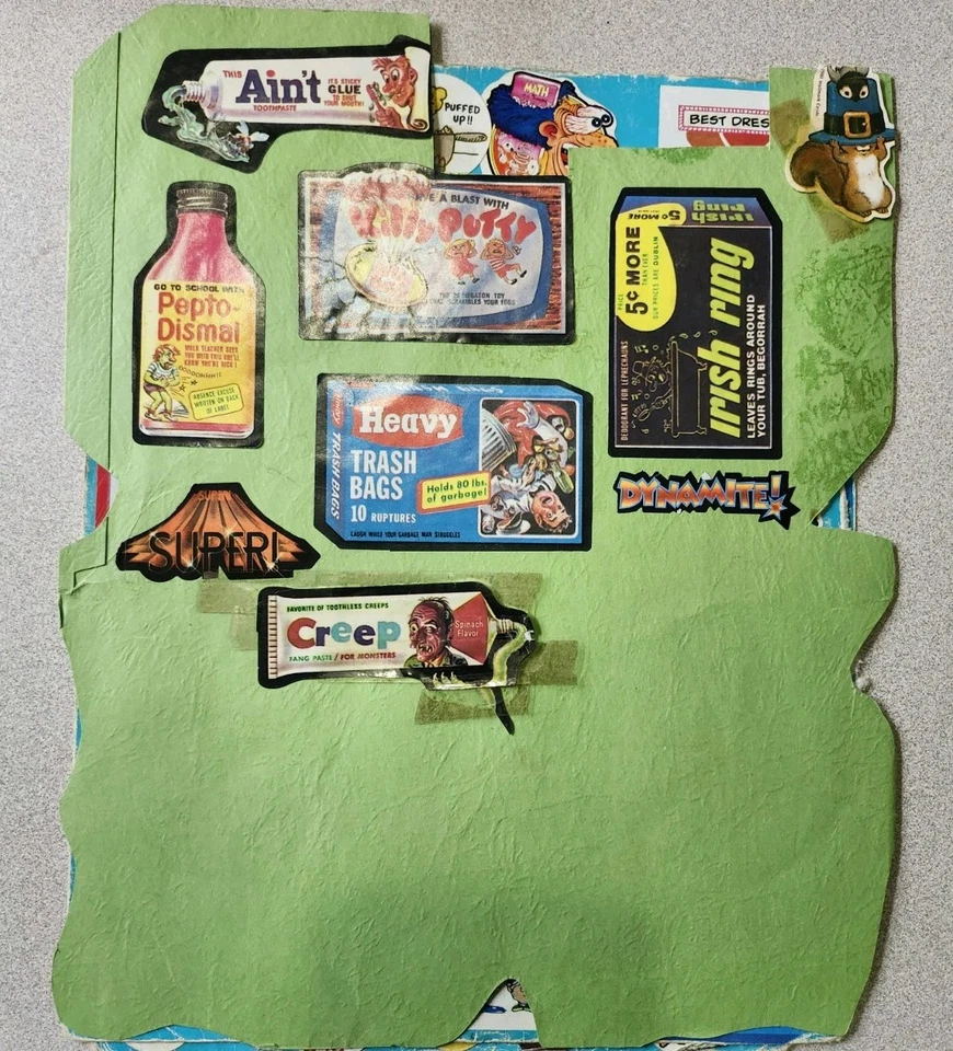 Vintage Sticker Collection Pages Stickers Wacky Packages Scratch N Sniff Rare - Image 2 of 4