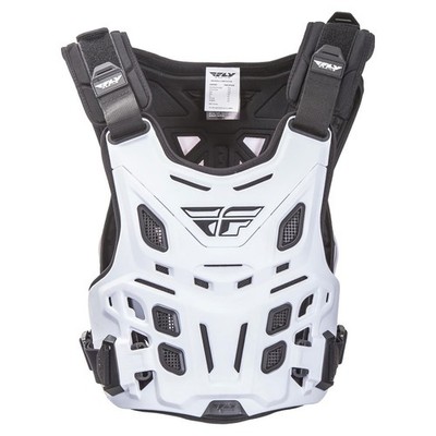 Fly Racing Revel Race Roost Guard Low-profile Chest Protector Adult White