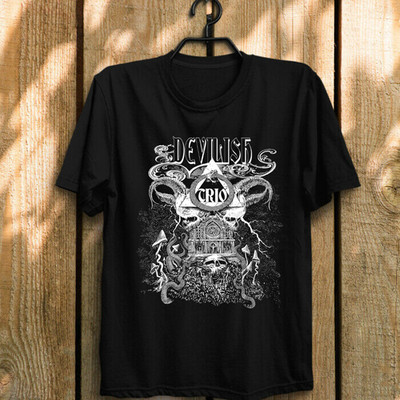Devilish Trio Style Underground Rap Retro Vintage Graphic T-Shirt S-5XL