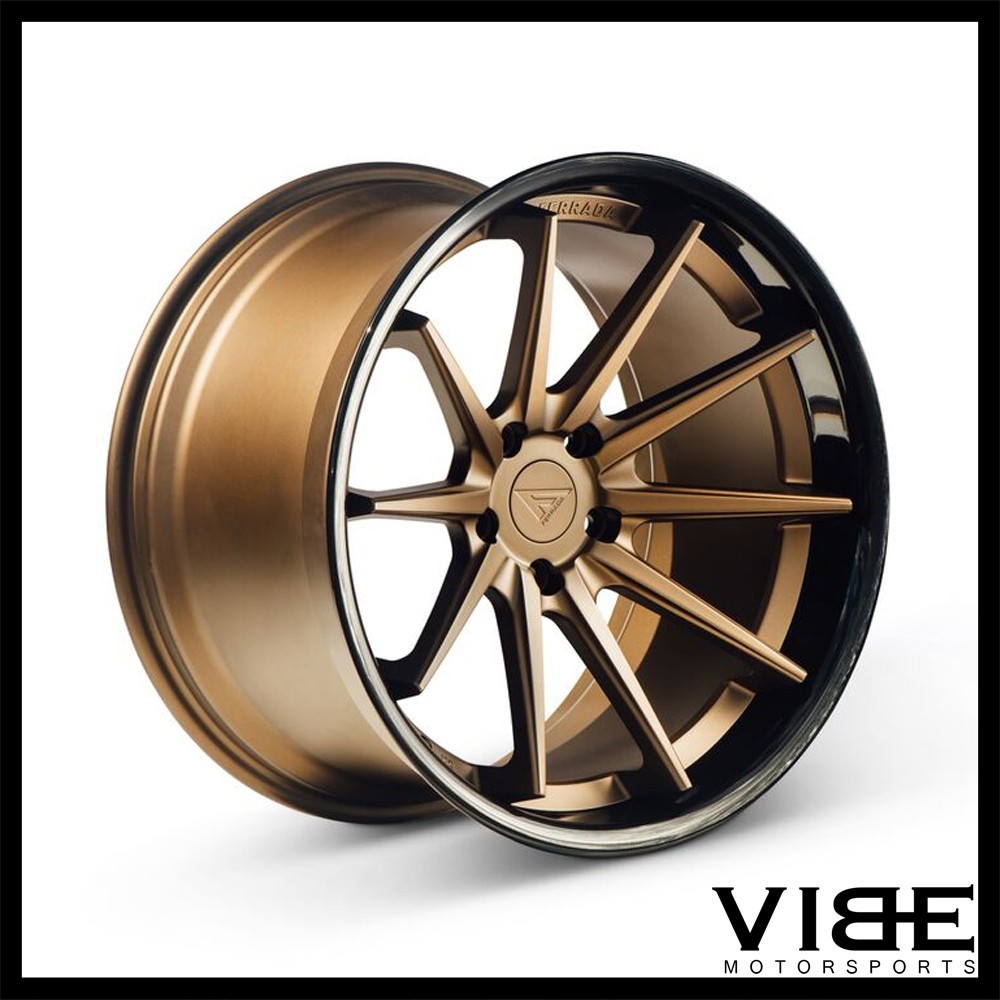 20" FERRADA FR4 BRONZE CONCAVE WHEELS RIMS FITS AUDI R8