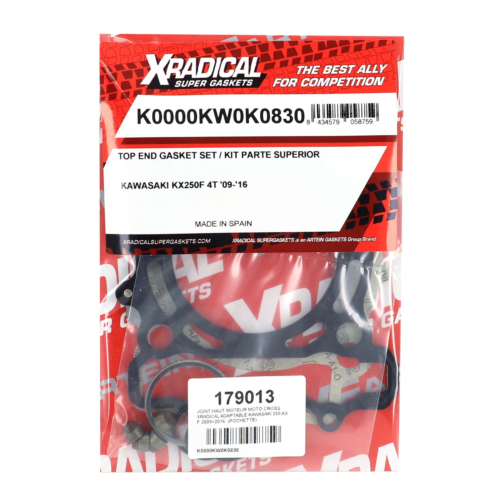 Kit joint haut de gamme pour Kawasaki 250 KX F idéal pour la réfection moteur hivernale