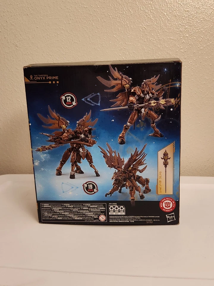 Hasbro Transformers Age of the Primes Leader Class Onyx Prime AOTP Nuevo en mano Foto 2 de 4