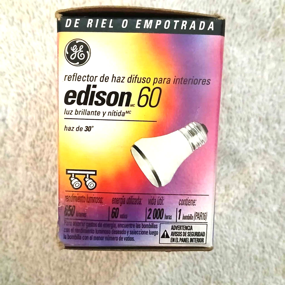 GE Edison 60W Indoor Floodlight Track & Recessed Lighting 650 Lumens 30" beam - Image 3 of 3
