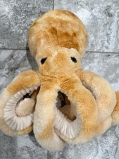 Peluche FAO poulpe noir grand bronzage avec module sonore 2022