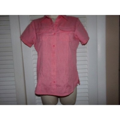 Magellan Fish Gear women's fishing shirt size L Classic Fit EUC