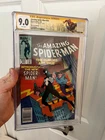 The Amazing Spider-Man #252 Newsstand Variant 9.0 signed by Ron frenz