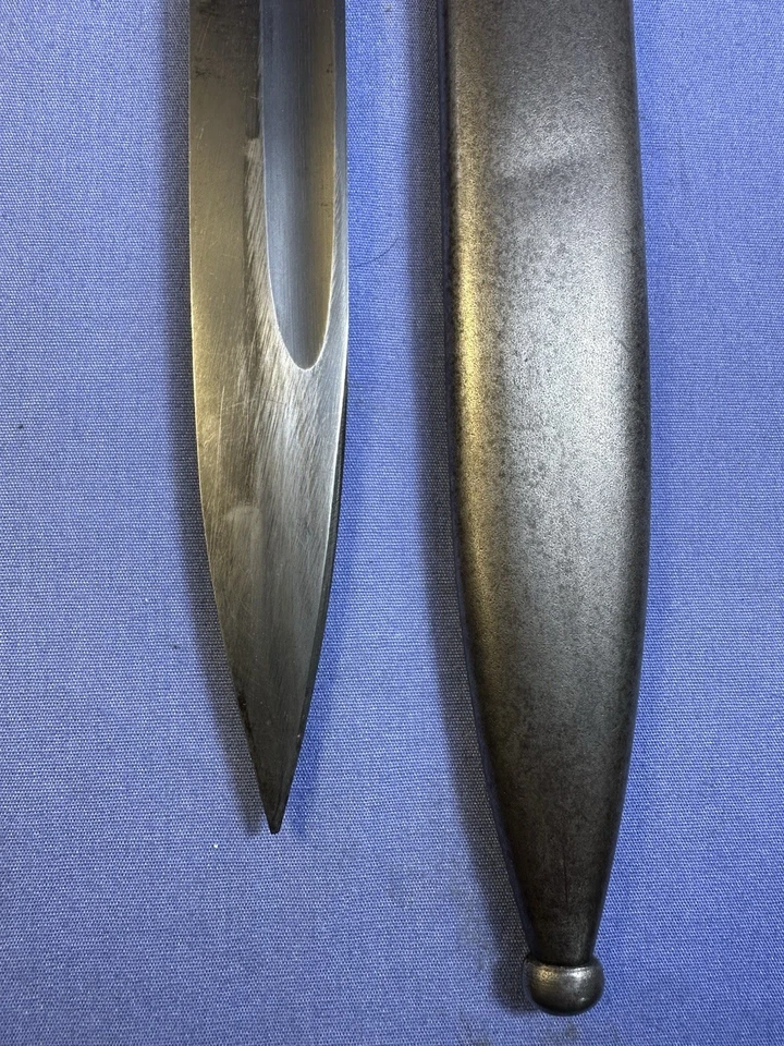 VERY NICE LOW MATCHING WW2 GERMAN K98 BAYONET w SCABBARD-43 cul E PACK - Image 4 of 4