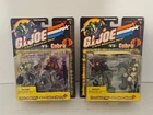 Lot of 2 G.I. Joe vs Cobra 2 Figure Packs. NIP. Frostbite, Wet-Suit, Neo-Viper.