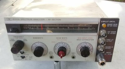 Vintage Hewlett Packard Model 8555A Spectrum Analyzer RF Section PARTS OR REPAIR