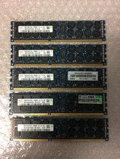 LOT of 5 Hynix HMT31GR7CFR4C-PB 8GB Server ECC RAM Memory DDR3 RDIMM PC3-12800R
