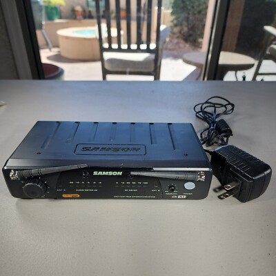 Samson CR77 UHF True Diversity Receiver Ch U2 w/ AC Adapter
