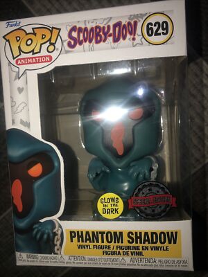 Funko Pop Scooby Doo Phantom Shadow 629 Special Edition GITD In Protector