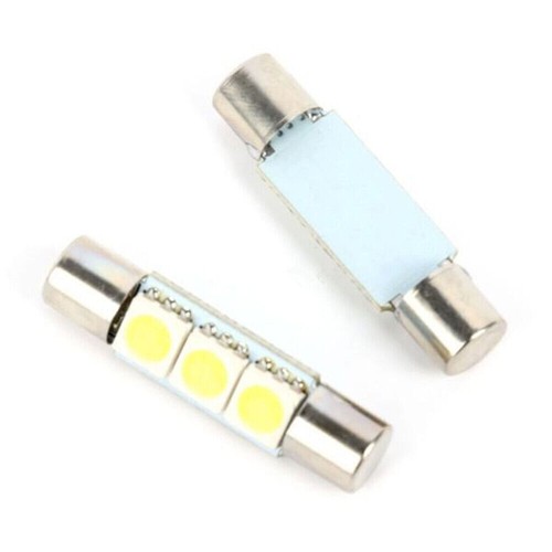 4X 5050 3-SMD 31mm 6641 Fuse LED Bulbs Vanity Mirror Light Sun Visor Lamp White - Picture 6 of 12