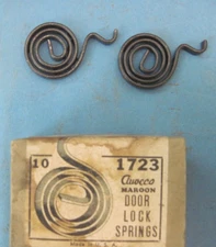 NOS pair of door lock springs 1938-1939 Chevrolet Buick Cadillac Olds all GM