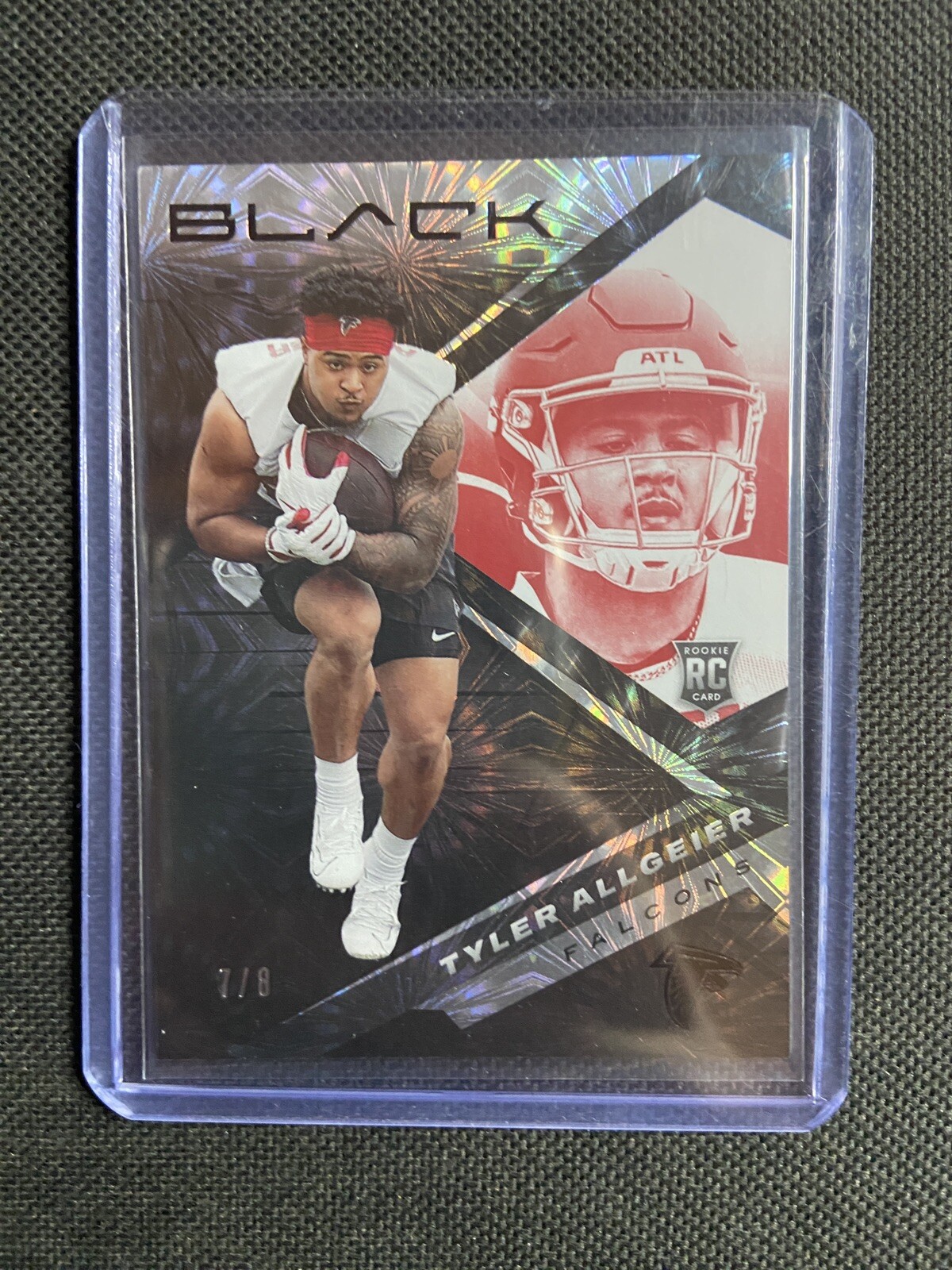 Tyler Allgeier Panini Black #184 FOTL Ruby