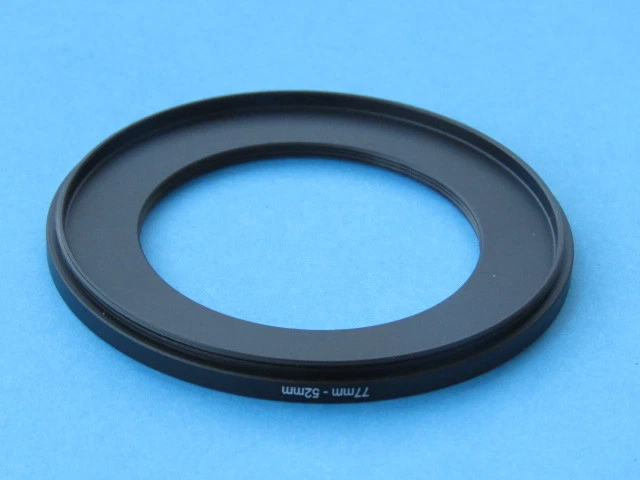 77mm to 52mm Step Down Step-Down Ring Camera Filter Adapter Ring 77mm-52mm - Image 2 of 3