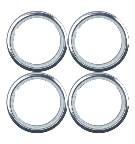 Premium Chrome Wheel Band Trim Ring 16" - SET OF 4 Factory Seconds #GXCT16-1-X4 - Picture 2 of 4