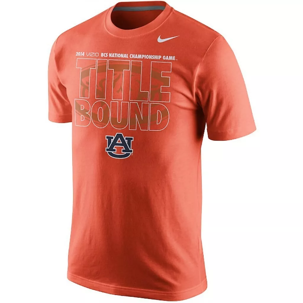 Nike Auburn Tigers Title Bound T Shirt Orange