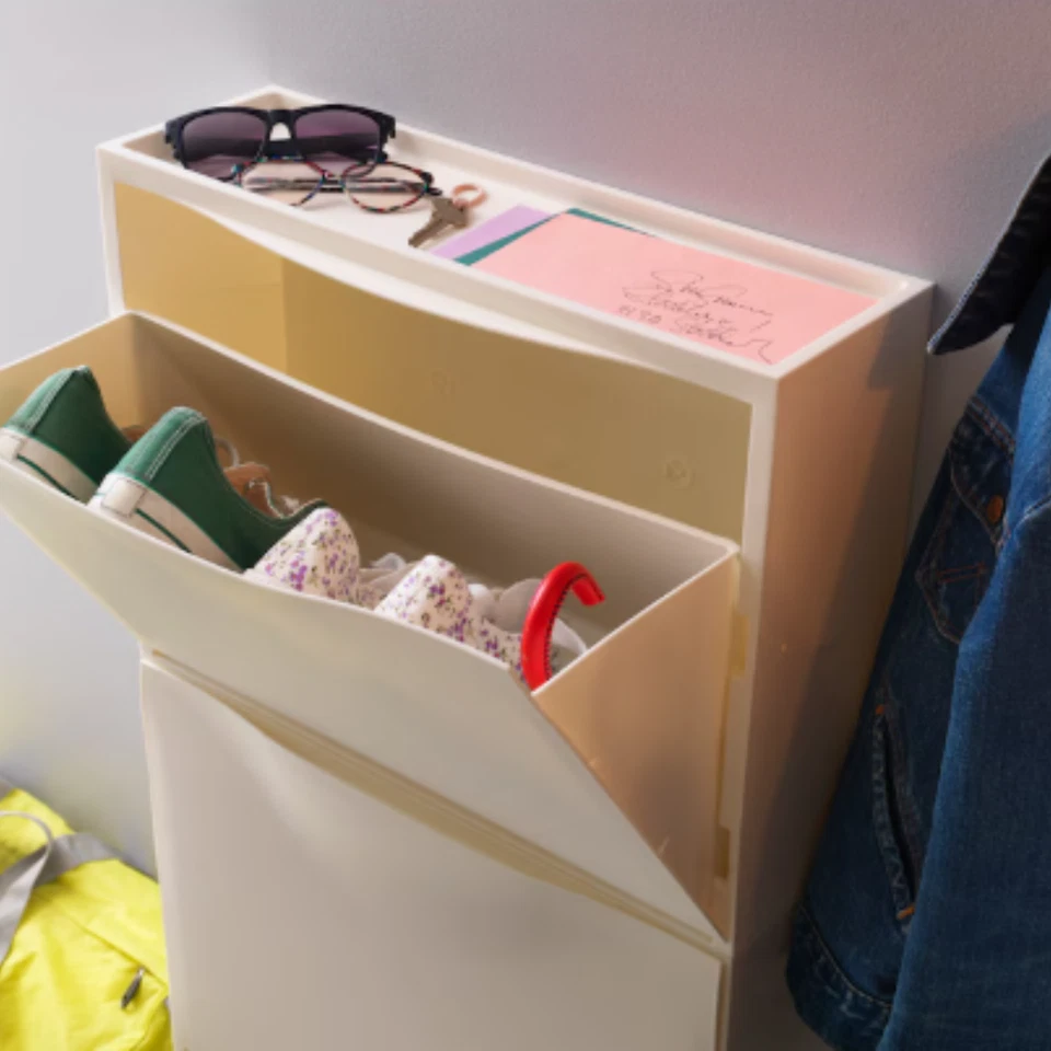 TRONES Zapatero/Almacenamiento, 20 1/2x7 1/8x15 3/8" Envío Gratis Foto 2 de 4